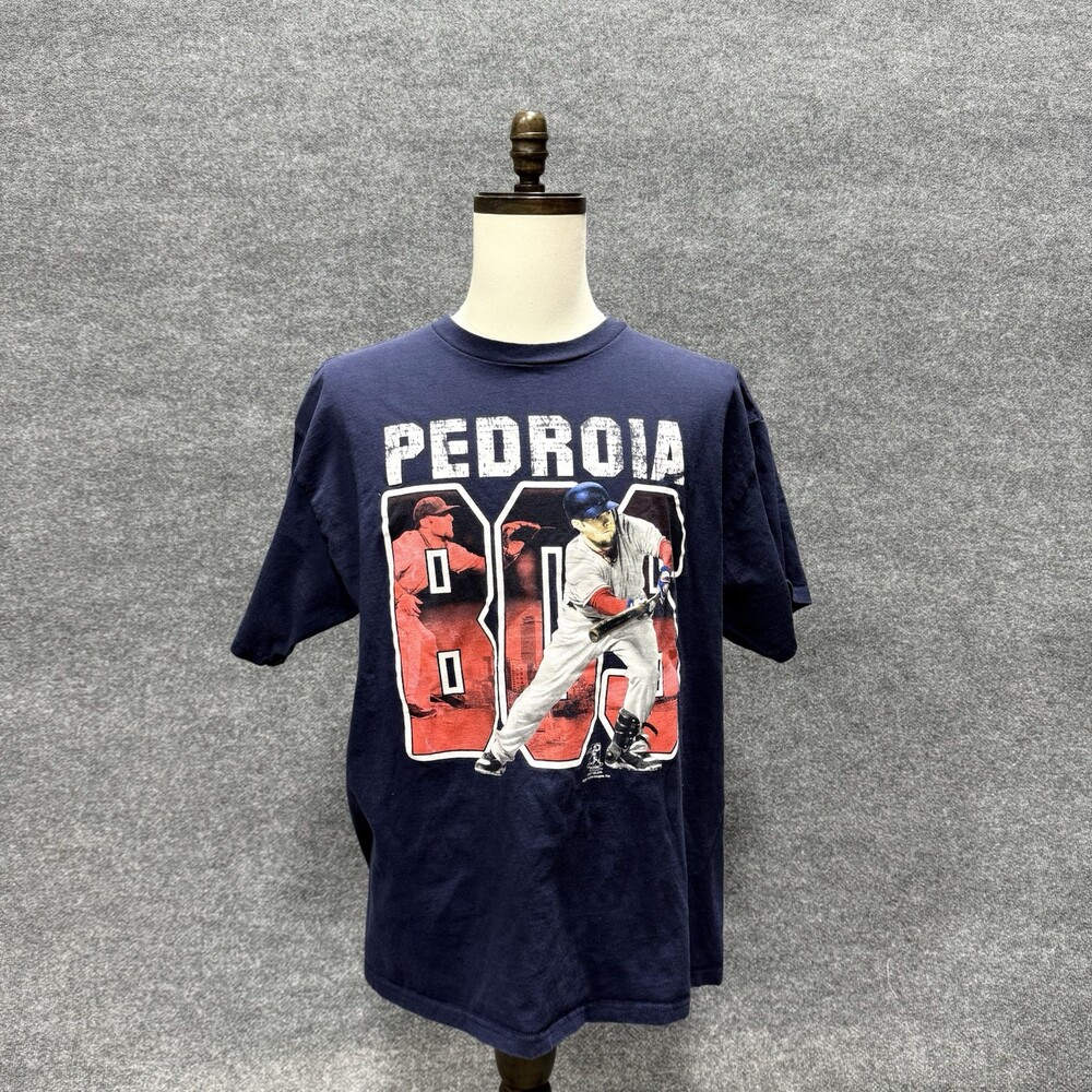 Vintage 1999 Dustin Pedroia Boston Red Sox #15 MLB T-Shirt Delta Pro Weight XL